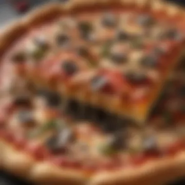 Sophisticated Pizza Presentation Immersing in Pizza Elegance