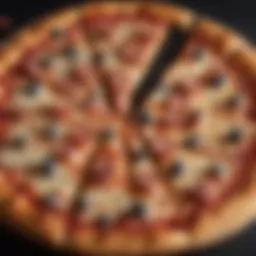 Pizza Hut and Domino's logos intertwined in a fierce battle