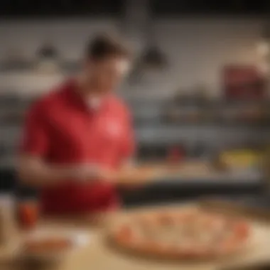 Digital Ordering Experience Customer placing a Pizza Hut delivery order online