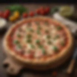 Mouthwatering Pizza Margherita on a Rustic Wooden Table