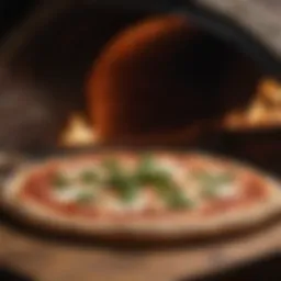 Artisanal Pizza Margherita in Wood-Fired Oven