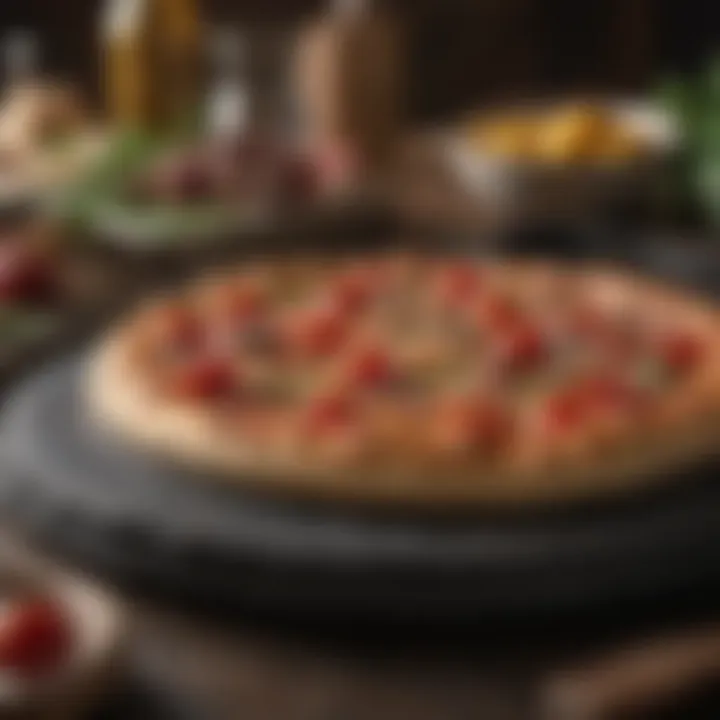A clean and maintained pizza stone ready for use in an oven