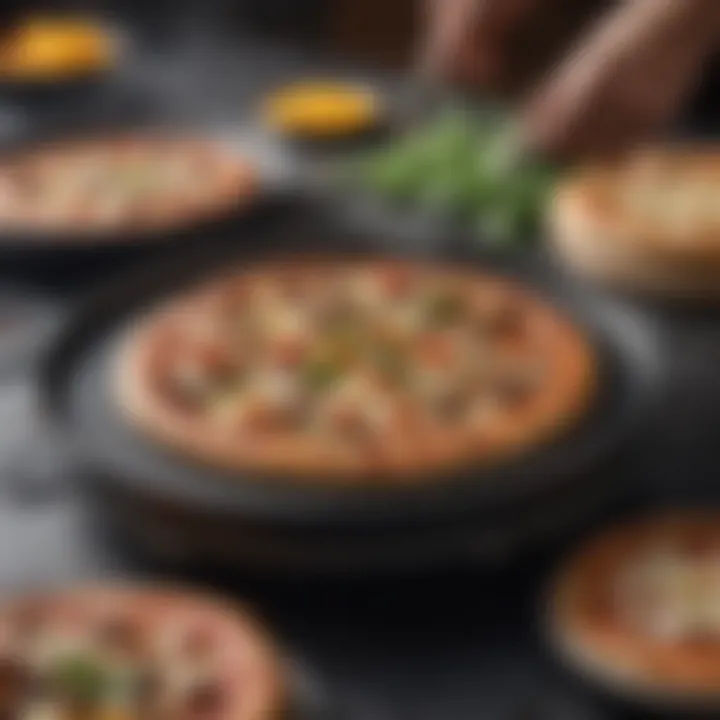 Diverse cooking techniques with the PK Grill pizza stone