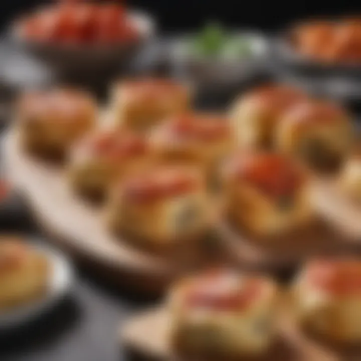 Delicious Keto Pizza Rolls Plated