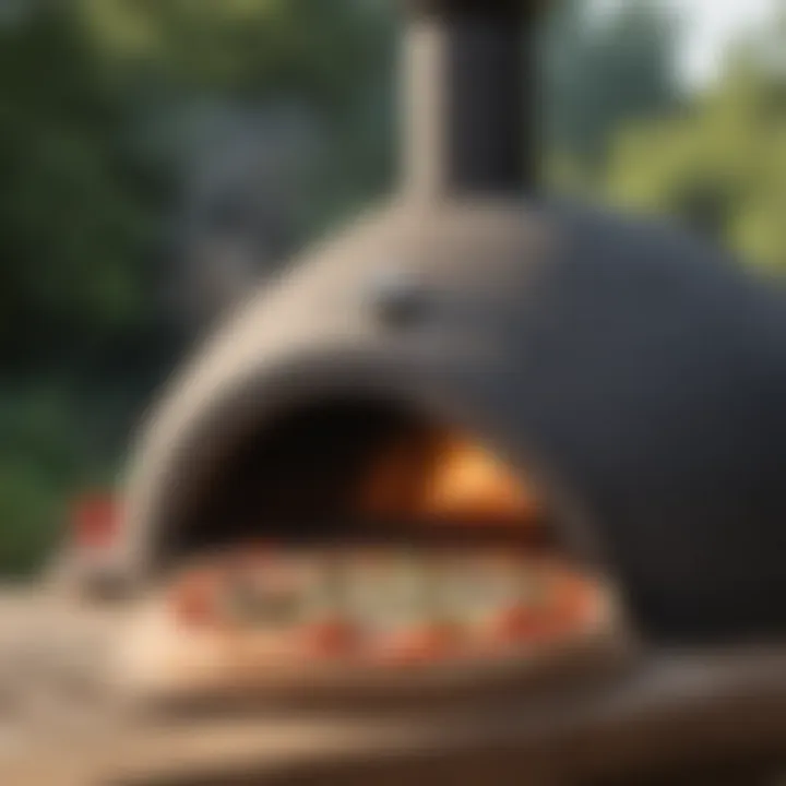 Portable Pizza Oven with Wood Fire