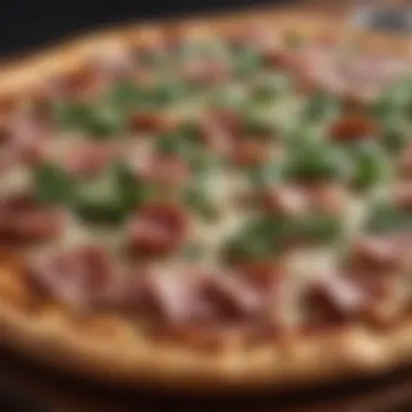 Succulent Ooni pizza featuring prosciutto and arugula