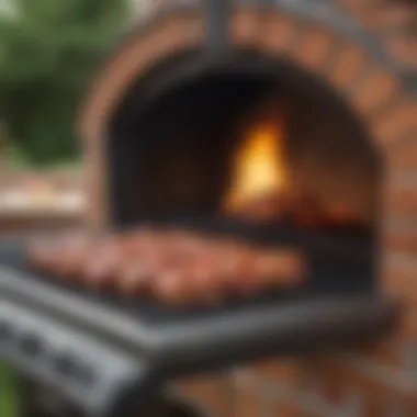 High-quality materials used in brick BBQ kits