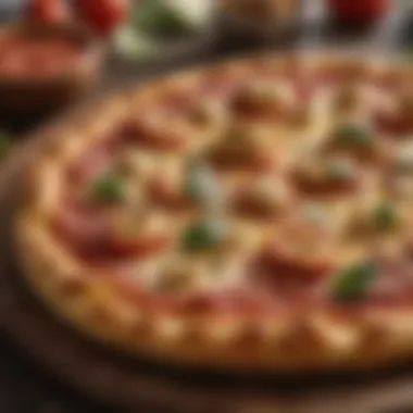 Luxurious Cauliflower Crust Pizza Delight Indulgent Cauliflower Crust Pizza Experience