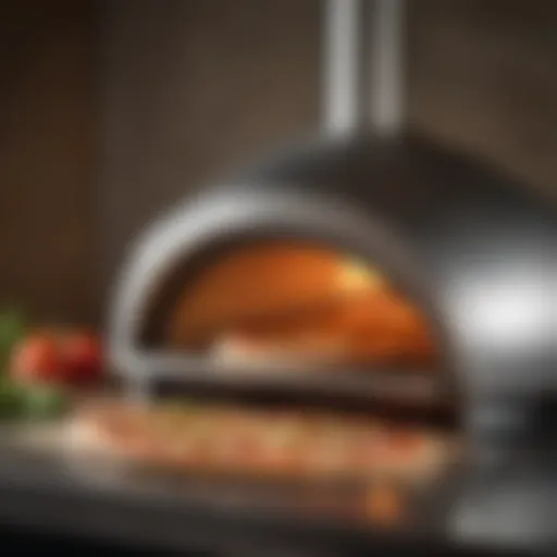 Innovative pizza cone oven showcasing modern culinary technology