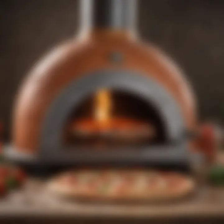 Unique pizza cone oven design enhancing culinary experience