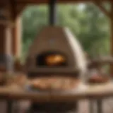 Artisanal Wood-Fired Pizza Oven on Rustic Ooni Table