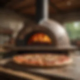 Rustic Wood Pizza Oven