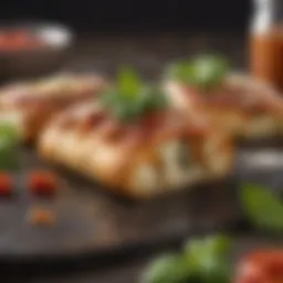 Savory Basil Infusion in Pizza Roll Recipe