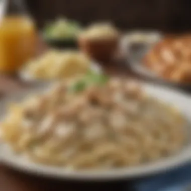 Savory Chicken Alfredo Dish