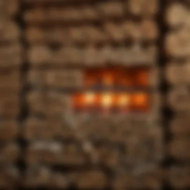Properly Stacked Wood for Efficient Heating Wood logs stacked for optimal use