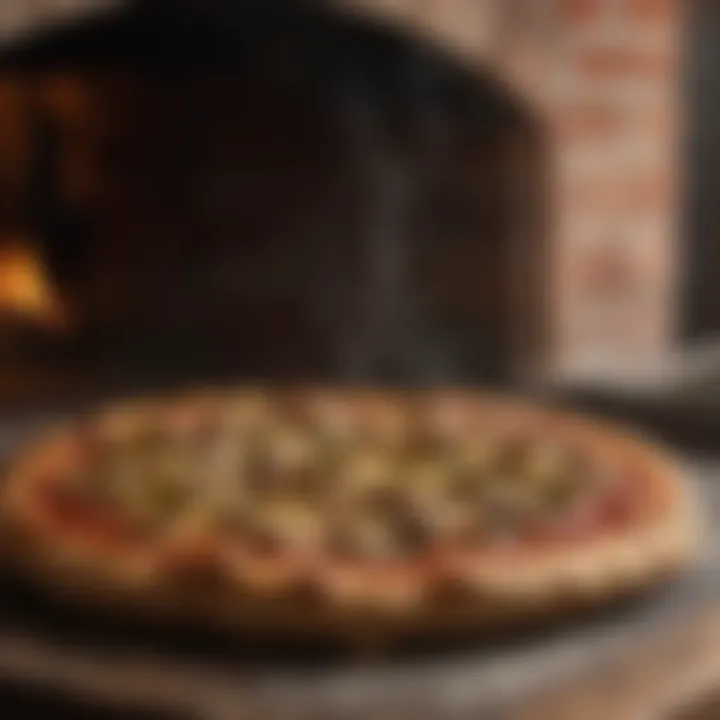 Sizzling Crust Emerging from Clay Oven