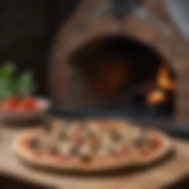 Sizzling Fresh Ingredients on Pizza