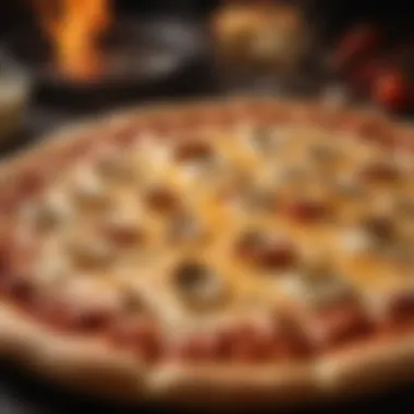 Sizzling Hot Cheese Pizza Straight from the Oven
