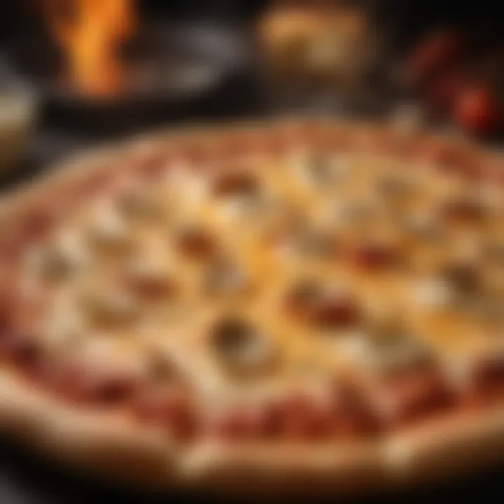 Sizzling Hot Cheese Pizza Straight from the Oven