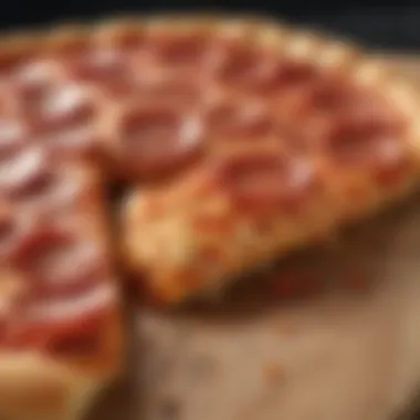 Sizzling Hot Slice of Pepperoni Pizza