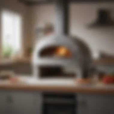Sleek and innovative home pizza oven