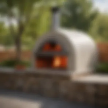 Sleek and Modern Outdoor Pizza Oven Design