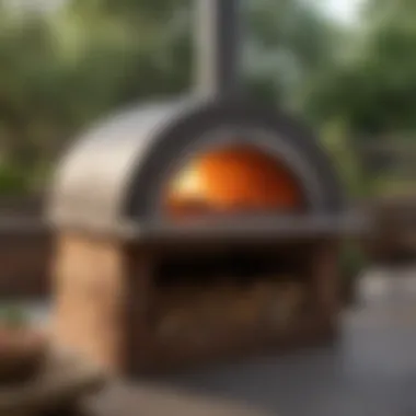 Sleek Modern Wood Pizza Oven