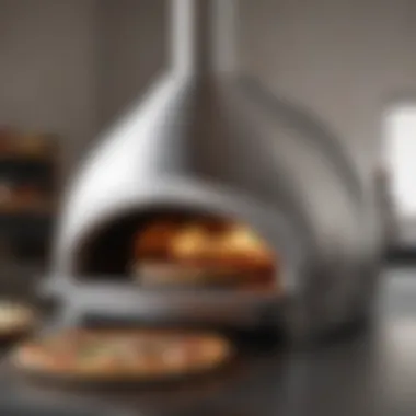 Sleek Stainless Steel Pizza Oven Design