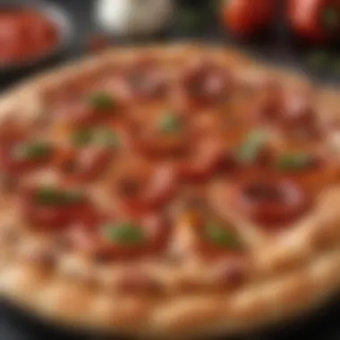 Embrace the Heat: Smoky Fire-Roasted Pepper Drizzle Pizza Sauce Smoky Fire-Roasted Pepper Drizzle Pizza Sauce
