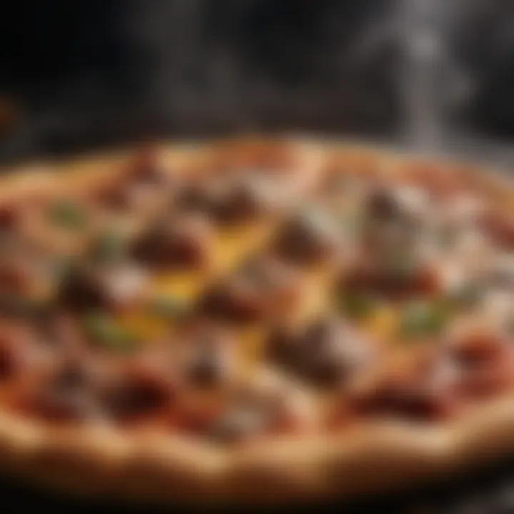 Smoky Flavors Infusing Pizza