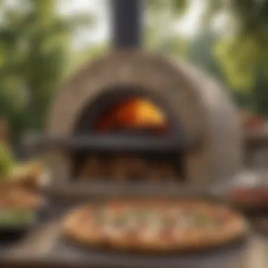 Flavor Enhancement with Stone Pizza Oven Stone pizza oven enhancing flavors