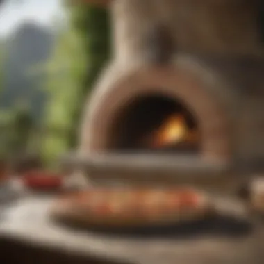 Stone pizza oven for perfect doneness