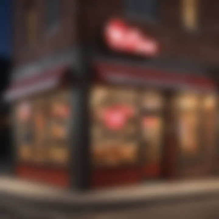 Pizza Hut Storefront at Night