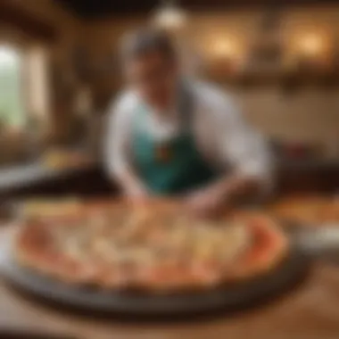 Interactive pizza-making workshop at Pizza Ranch