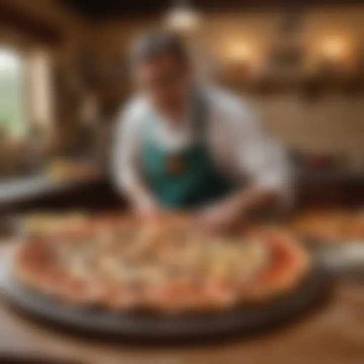 Interactive pizza-making workshop at Pizza Ranch