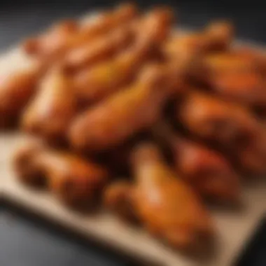 Tender Chicken Wings Selection Succulent Chicken Wings