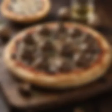 Mushroom and Truffle Indulgence A rich combination of earthy mushrooms, fragrant truffle oil, and nutty Parmesan cheese
