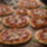 A selection of gourmet pizzas topped with pepperoni showcasing diverse styles.