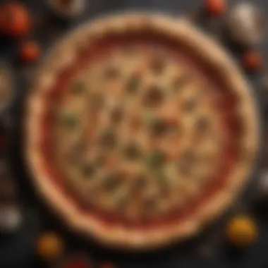 Woodfire pizza crust texture and taste