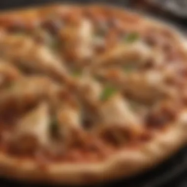 Thawing CPK BBQ Chicken Pizza