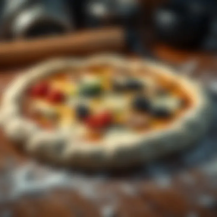 Artisan techniques for shaping pizza dough