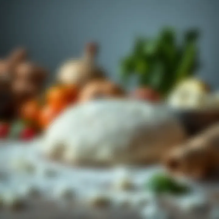 An array of high-quality ingredients for pizza dough