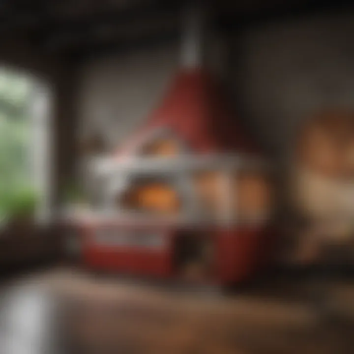 A stylish bar style pizza oven showcasing its sleek design and appealing aesthetics.