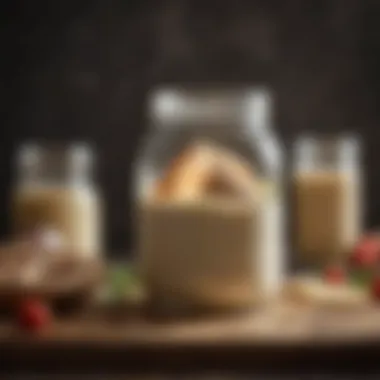 Cultivating Complexity: Sourdough Starter in Glass Sourdough starter in glass jar