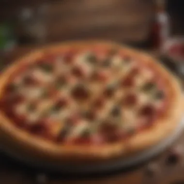 Modern Pizza Creations Innovative Pizza Designs in a Modern Setting
