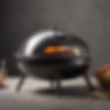 Sleek Design of the Gozney Dome Grill Sleek design of the Gozney Dome Grill showcasing its modern aesthetics