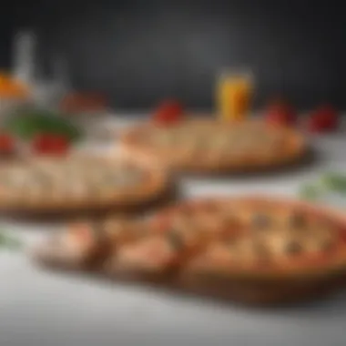 Nutritional Comparison of Giant vs Traditional Pizzas Infographic displaying the nutritional profile of giant frozen pizzas against traditional sizes.