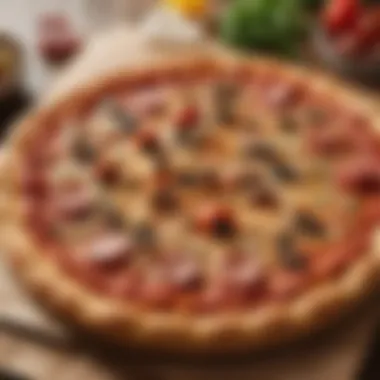 Cultural Pizza Box Design A vibrant pizza box design representing New York culture
