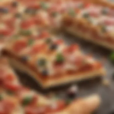 Wegmans pizza slice showcasing fresh toppings