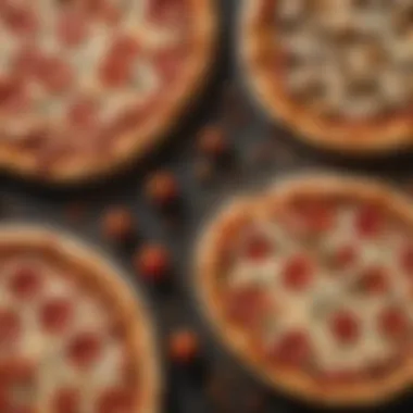 Nutritional Insights of Stuffed Crust Frozen Pizzas A nutritional breakdown of stuffed crust frozen pizzas displayed in an informative chart